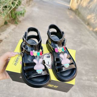 Sandal bé gái đính nơ - thỏ size 32-37