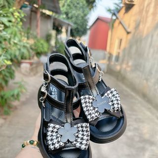 Sandal bé gái đính nơ - thỏ size 32-37
