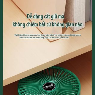 Quạt mini tích điện gập gọn CREEN