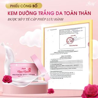 KEM DƯỠNG TRẮNG DA TOÀN THÂN ROSE RAIN WHITENING BODY LOTION - ROSY