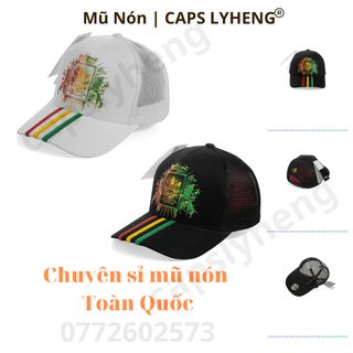 Mũ Lưỡi Trai Sản Xuất Tại Capslyheng Chất Kaki Logo Adi.das Họa Tiết 2 Màu Đen Trắng