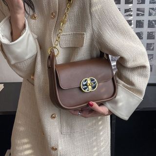 TÚI XÁCH NỮ CAO CẤP ĐEO CHÉO ĐEO VAI KHÓA XOAY THANH NGANG AS23013 - TRÙM SỈ VN