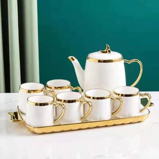 Bộ tách trà sứ 8 món 2126