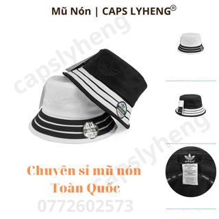Mũ Nón Bucket Sản Xuất Tại Capslyheng Chất Kaki Logo Adi.das Thêu Basic