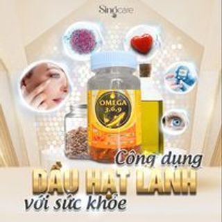 Viên Uống Omega 3, 6, 9 bổ não, tăng trí nhớ, sáng mắt ( 60 Viên )-Singcare
