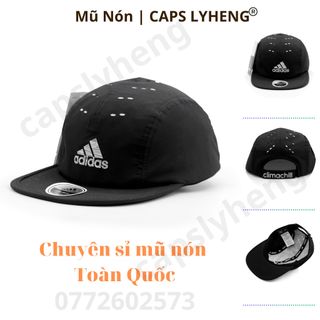 Mũ Lưỡi Trai Snapback Sản Xuất Tại Capslyheng Chất Dù Chấm Laser Logo Adi.das In