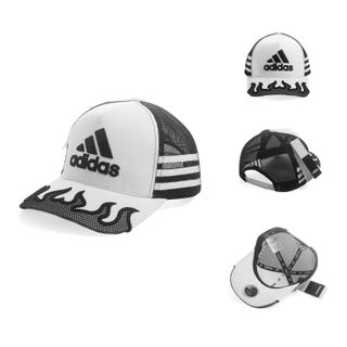 Mũ Lưỡi Trai Sản Xuất Tại Capslyheng Chất kaki Phối Lưới Logo Adi.das Thêu 3D Họa Tiết Trước sau