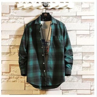 ÁO XANH CA RÔ SỌC IN 4 ĐẦU NGƯỜI MÀU XANH