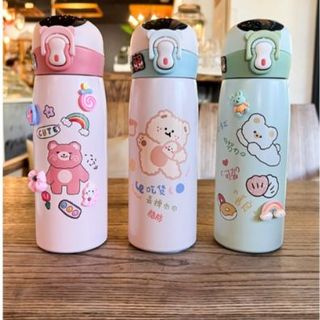 hình giữ nhiệt inox hoạt hình ngộ nghĩnh 450ml