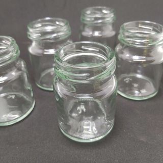Hũ Chưng Yến Thủy Tinh 70ML nắp thiếc vàng - Hũ Thủy Tinh Đựng Yến Chưng - Hủ Thủy Tinh Đựng Dầu Dừa