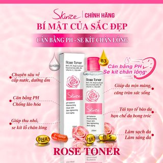 Nước hoa hồng Toner Skinze Acne Oil Control cho da dầu mụn Diếp cá Hoa hồng BHA Niacinamide Azelaic Acid Tetrahydro Curcumin giá sỉ