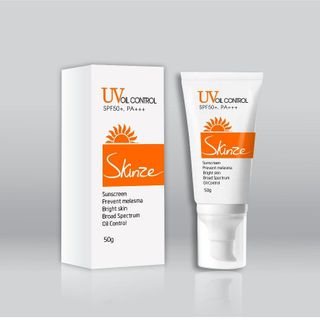 Kem chống nắng Skinze Oil Control 50g phổ rộng kiềm dầu UV SPF50+ PA +++ chống UVA UVB