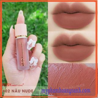Son Kem Lì Nâu Nude Rosy Luxury Velvet Lips chính hãng giá sỉ