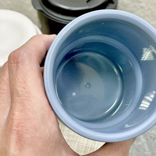 Cốc uống cafe nắp xoay có lỗ cắm ống hút Breath 320ml hàng nội địa Nhật Bản