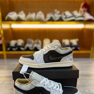 Giày Thể Thao Sneaker JD 1 Low 'Beaded Swoosh' ( Chuẩn Hàng SC )