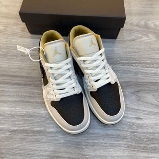 Giày Thể Thao Sneaker JD 1 Low 'Beaded Swoosh' ( Chuẩn Hàng SC )