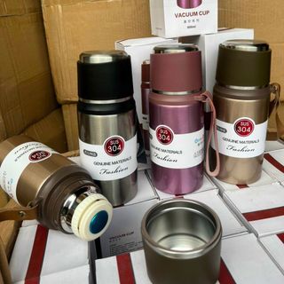 Bình Giữ Nhiệt Có Nắp Uống 600ml