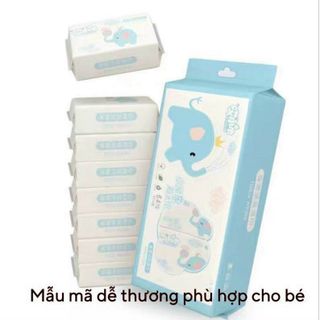 Khăn ướt mini bỏ túi hình hoạ tiết cute