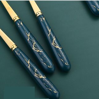 SÉT 6 THÌA XANH CẨM THẠCH SANG TRỌNG