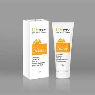 Kem chống nắng toàn thân Skinze UV Body phổ rộng nâng tone UV SPF50+ PA ++++ chống UVA UVB