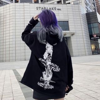 Áo Hoodie Nỉ Devil Mặt Quỷ Màu Đen, Áo Nỉ 5 Cô Y Tá Mặc Ngầu Phong Cách Hàn Quốc