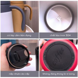 Cốc Giữ Nhiệt Hot&Cool Có Tay Cầm Tiện Ích 500ml