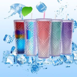 Ly kim cương 2 lớp cao cấp 710ml