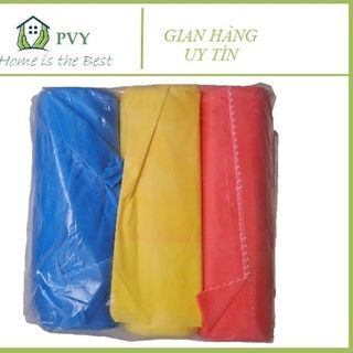1kg túi đựng rác 3 cuộn tự phân hủy sinh học nhiều màu Gia Phú ( 3 cuộn / kg )