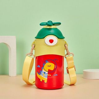 Bình giữ nhiệt chong chóng kèm ống hút cho bé 500ml