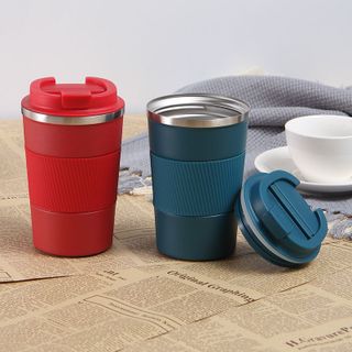 Ly Giữ Nhiệt Coffee Chống Trượt Chống Đổ Có Nắp Đậy