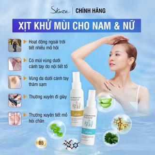 Xịt khử mùi Skinze hương Fantasy khử mùi hôi nách hôi chân xịt khử mùi giày thay cho lăn nách lăn khử mùi hôi nách khử thâm nách giá sỉ