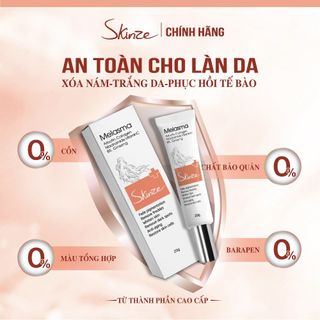 Kem nám tàn nhang Skinze xóa nám sạm da tái tạo da mặt Arbutin nhân sâm Vitamin C BHA Retinol Niacinamide B3 B5