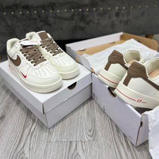 Giày Thể Thao Sneaker AF1 Low Vệt Nâu ( Hàng Chuẩn Siêu Cấp Trung )