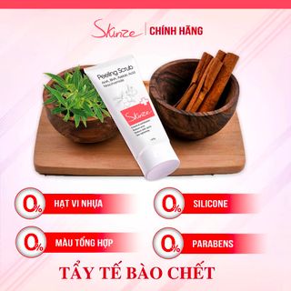 Tẩy da chết Skinze Peeling Scrub BHA AHA Azelaic acid Glycerin tẩy tế bào chết face và toàn thân