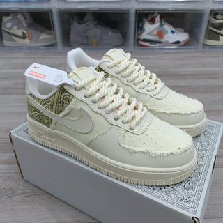 Giày Thể Thao Sneaker AF1 Low Tu Bigbang Chunky Lace Bandana Customs ( Hàng CHuẩn 1:1 Trung )
