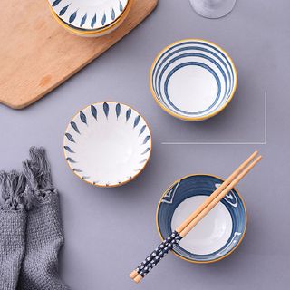 Bộ Sản Phẩm Chén Phong Cách Nhật Bản (Kèm Hộp Quà) Tặng Đũa