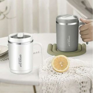 Ly Cafe Giữ Nhiệt 500ml Kèm Ống Hút