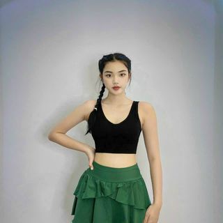 Chân váy béo vạt chéo Dành cho các phòng tập nhóm lớp