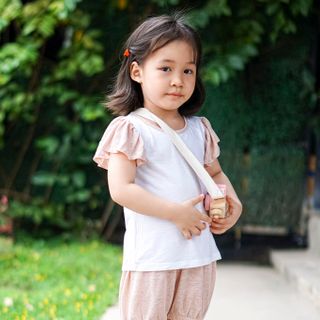 BỘ BÉ GÁI THUN HỒNG QUẦN BO THUN - Quần áo trẻ em giá sỉ - Buôn quần áo trẻ em