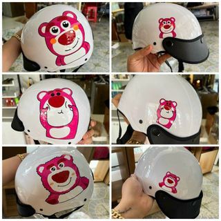 NÓN BẢO HIỂM GẤU DÂU