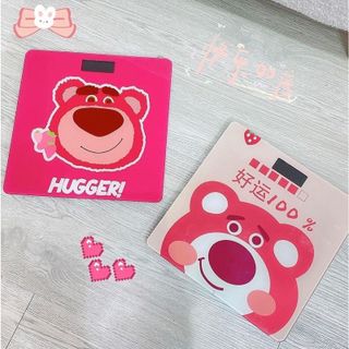 Cân đo sức khỏe hình gấu dâu siêu cute
