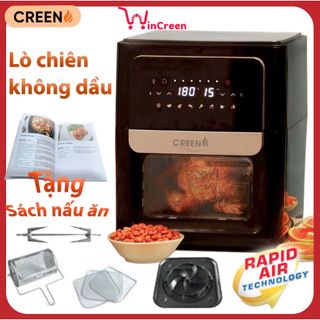 Nồi chiên không dầu 12L dạng vuông chính hãng Creen giá sỉ