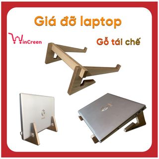 Kệ laptop lắp ghép bằng gỗ tái chế bảo vệ môi trường