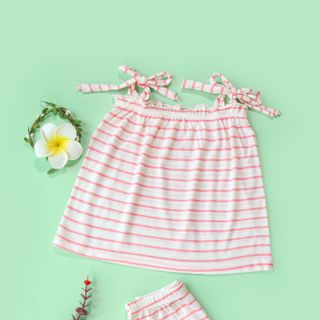BỘ BÉ GÁI 2 DÂY THUN - Quần áo trẻ em giá sỉ - Buôn quần áo trẻ em