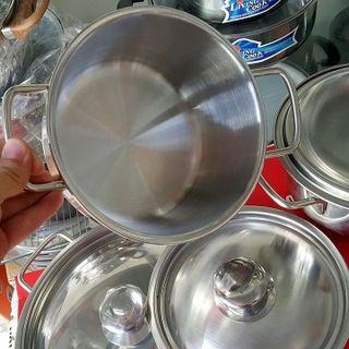 Bộ Nồi Inox đáy từ Skystar 3 chiếc 16, 18, 24 cm