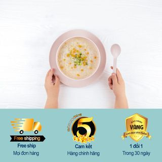 Thìa cho bé ăn dặm bằng sứ cao cấp kháng khuẩn