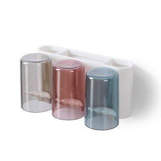 Kệ Để Bàn Chải Kèm Cốc ECOCO - 3 Cốc