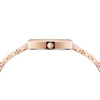Đồng hồ nữ Draco D23-EL04 "Elegant" vàng hồng kết hợp chất liệu dây thép không gỉ phụ kiện thời trang nữ nhẹ nhàng