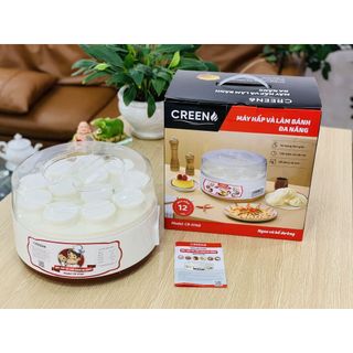 Máy hấp đang năng, làm sữa chua, làm caramen, chính hãng CREEN
