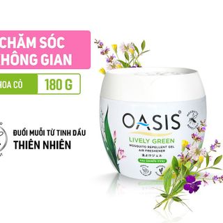 Sáp thơm đuổi muỗi Oasis 180g ( nhiều mùi)